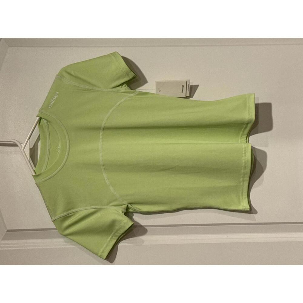 $65 NWT Halfdays Mollie Performance T-Shirt - Women's Pistachio Size S - Picture 5 of 11